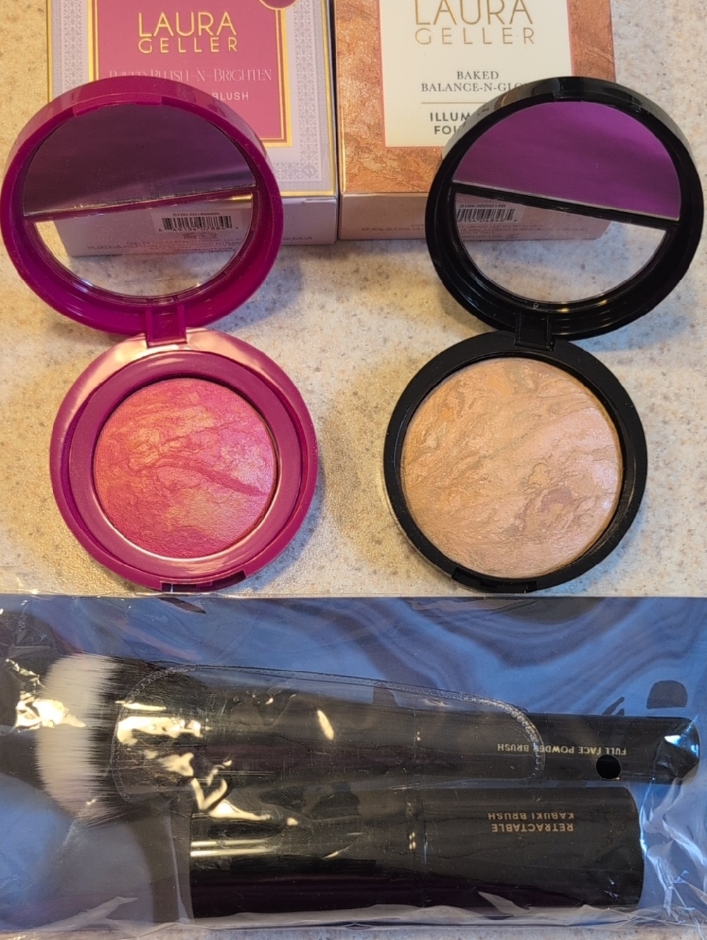 Laura Geller Foundation, Blush & Brushes Bundle